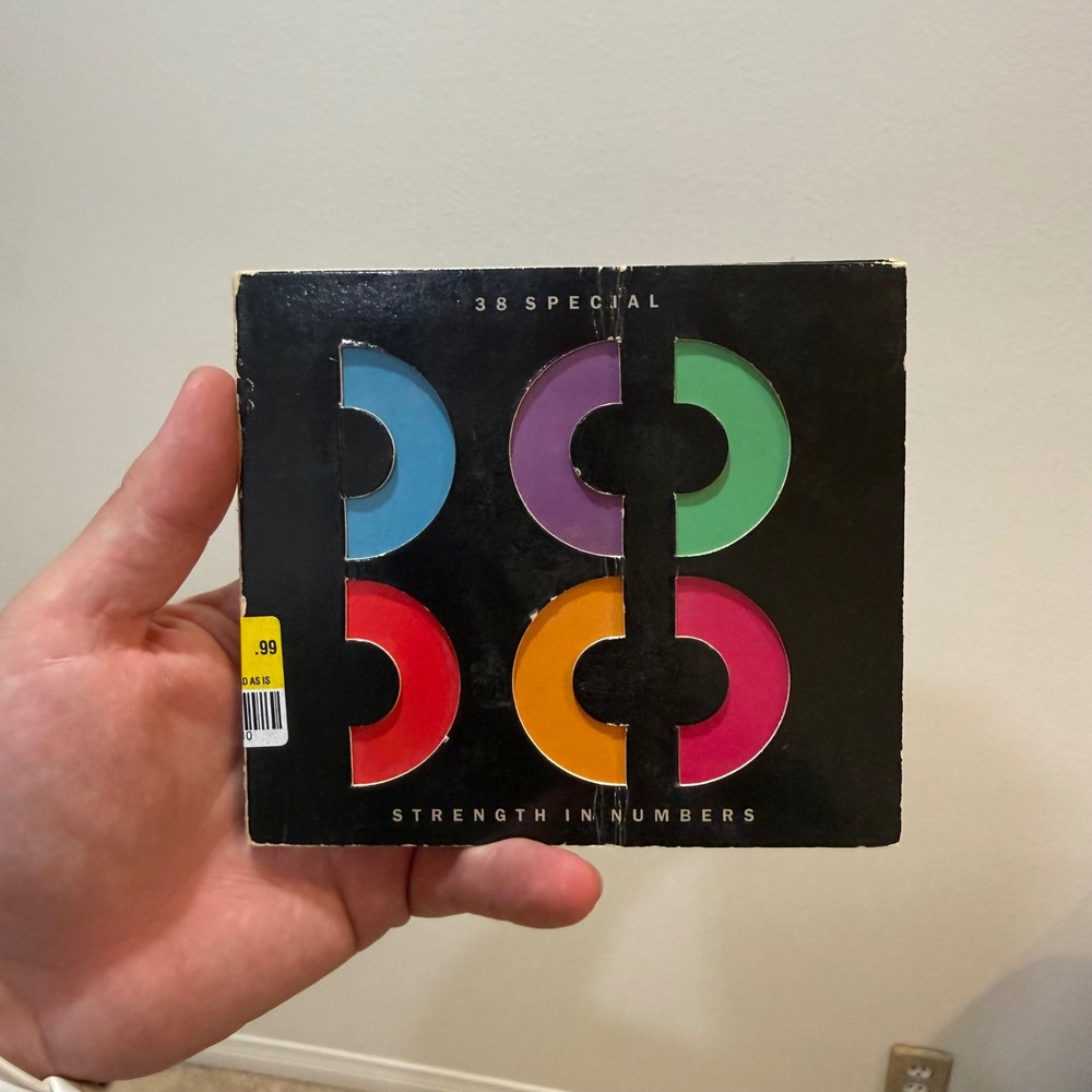 38 Special Strength In Numbers CD 1986 A&M Records Die-Cut Digipak CD 5115